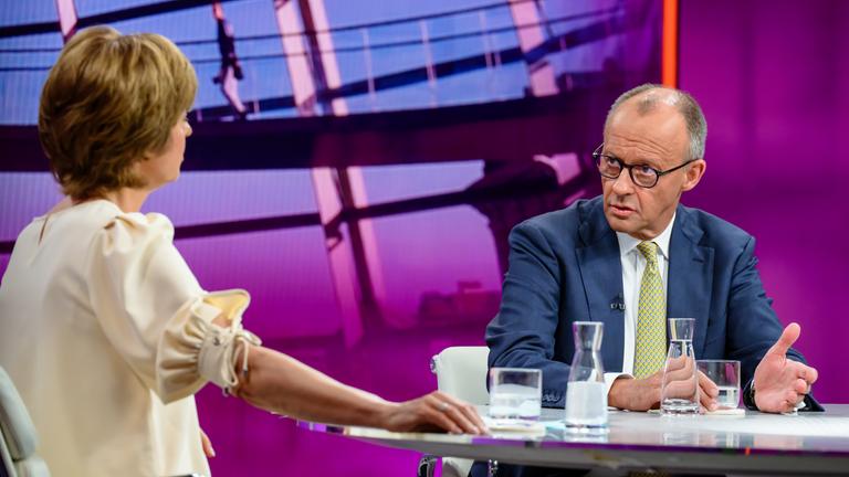 Friedrich Merz bei Maybrit Illner zu Gast