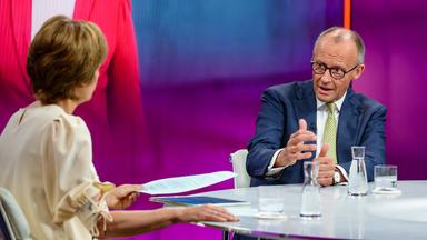 Merz zu Gast bei Maybrit Illner