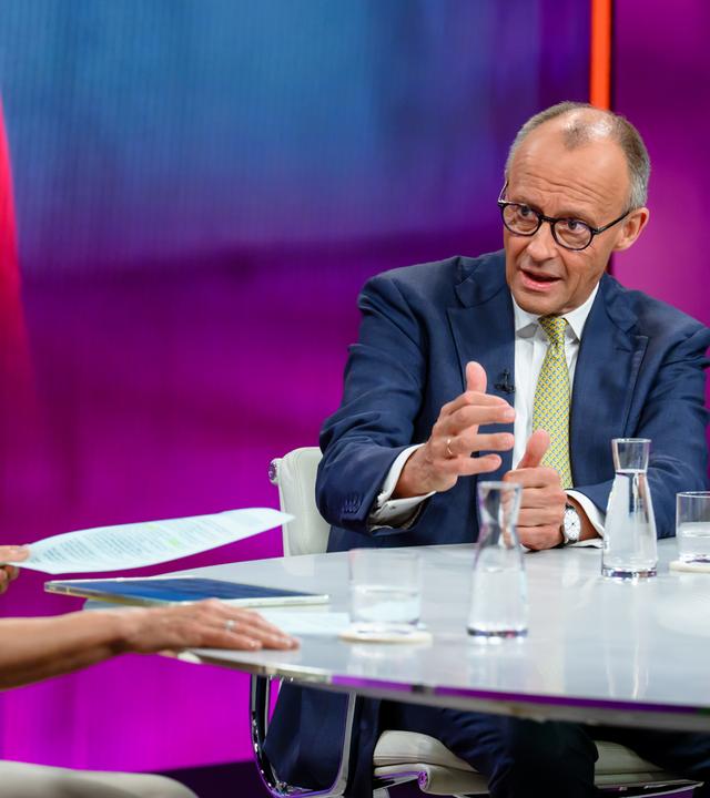 Merz zu Gast bei Maybrit Illner