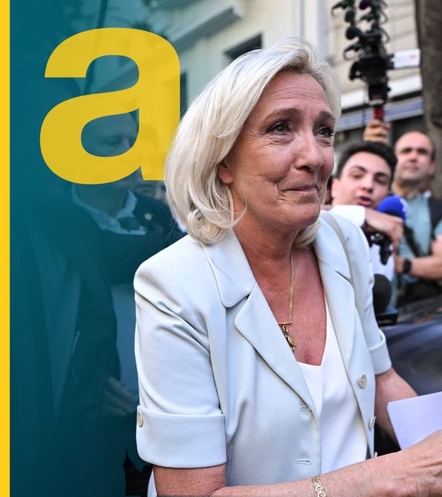 Französische Politikerin Marine Le Pen