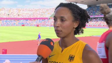 Mihambo: "Wind hat mir auch geholfen"