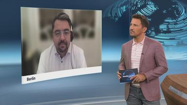 Schaltgespräch zwischen dem Moderator Christopher Wehrmann und dem Politikwissenschaftler Thorsten Faas 