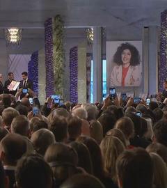 Narges Mohammadi setzt sich für die Menschenrechte im Iran ein - 2023 erhält sie den Friedensnobelpreis. In der Haft schreibt sie ein Buch über ihr Leben und die Zustände im Iran.