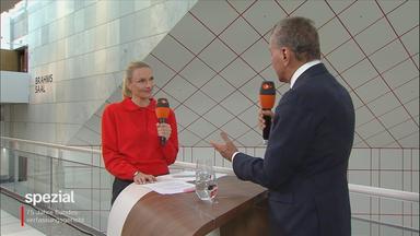 Sarah Tacke im Gespräch mit Michel Friedmann