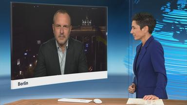 Schaltgespräch zwischen Dunja Hayali und Peter Neumann