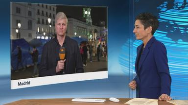 Schaltgespräch zwischen Dunja Hayali und Thomas Walde