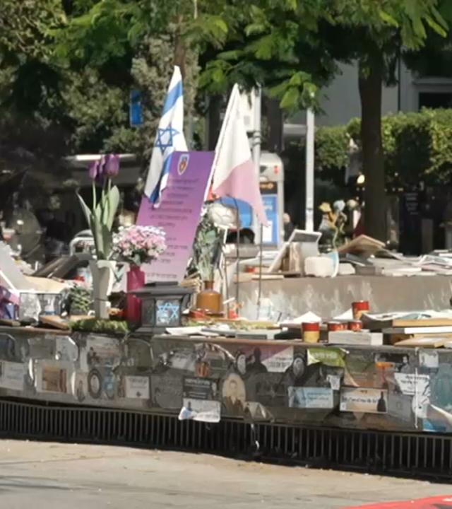 Trauerstimmung am Dizengoff-Platz in Tel Aviv
