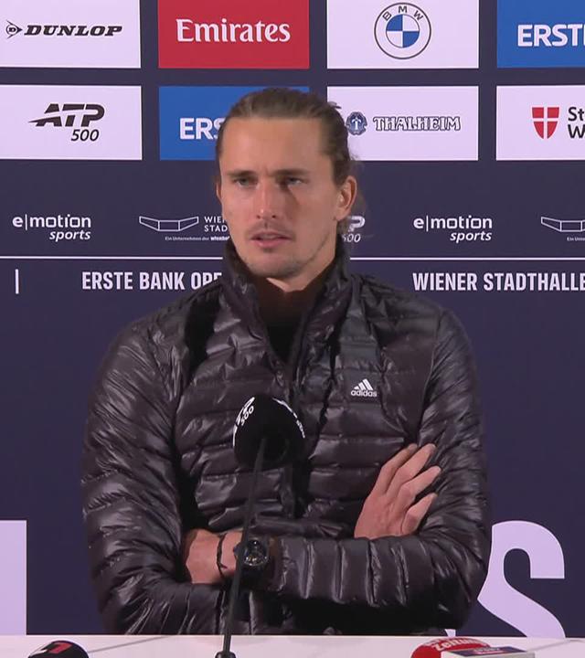 Alexander Zverev in Wien