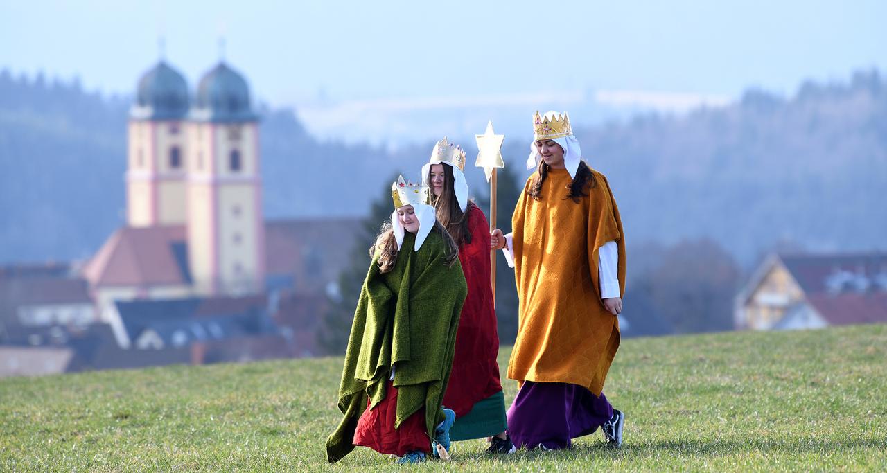 Sternsinger im Schwarzwald.