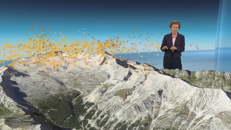 Video starten, das das Gletschersterben an der Zugspitze erläutert