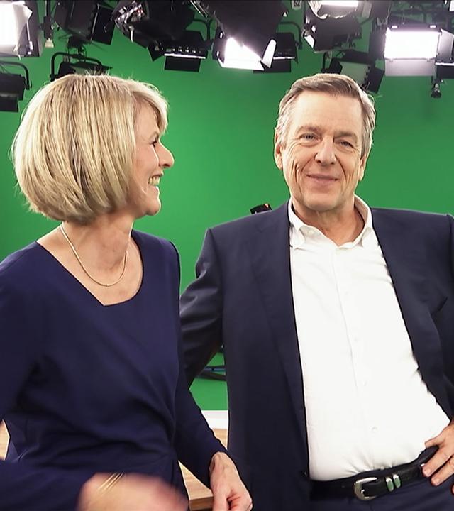 Gundula Gause und Claus Kleber