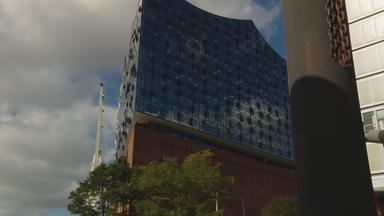 Elbphilharmonie von Hamburg zu sehen.