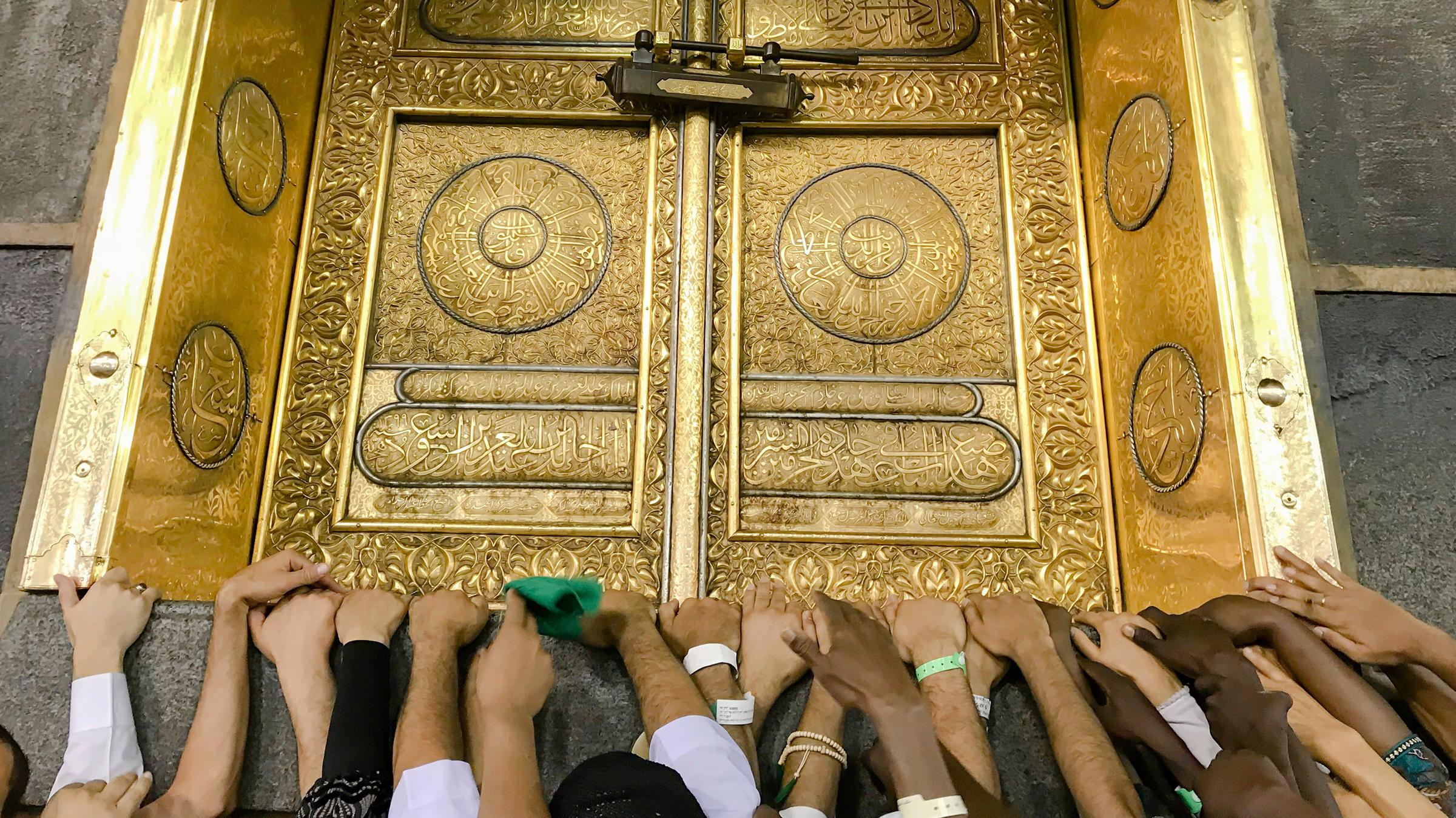 vor dem hadsch in saudi arabien