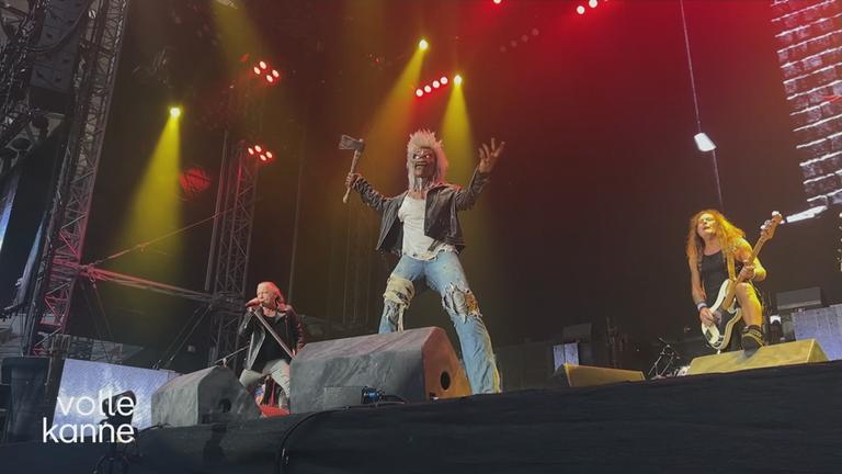 Band Iron Maiden auf der Bühne