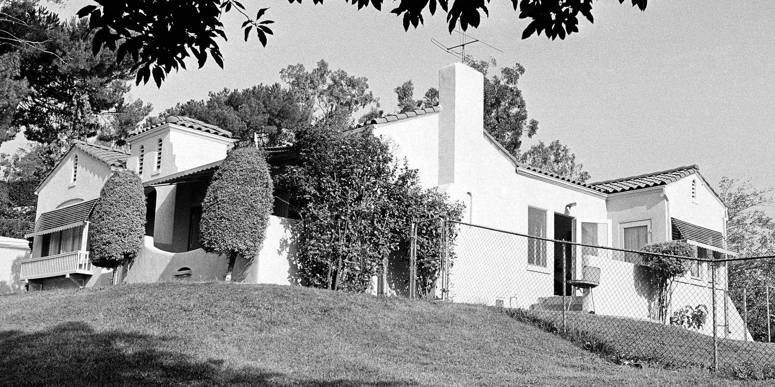 Tatort der Morde von Leno and Rosemary Labianca in Los angeles (USA), aufgenommen am 11.08.1969