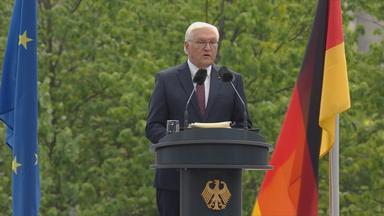Bundespräsident Steinmeier hält Rede bei Staatsakt