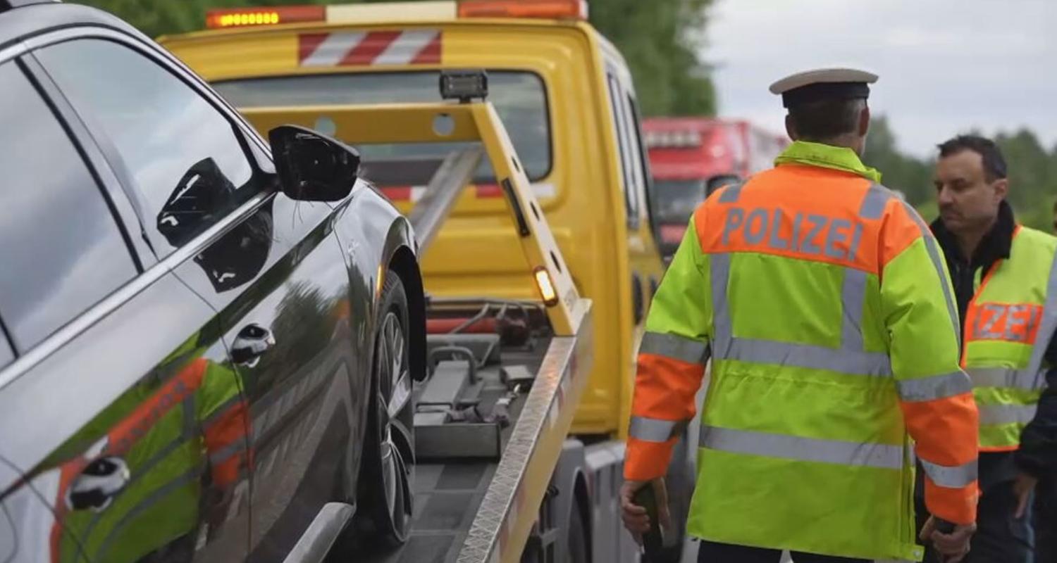 Festnahme nach Verfolgungsjagd auf der A6