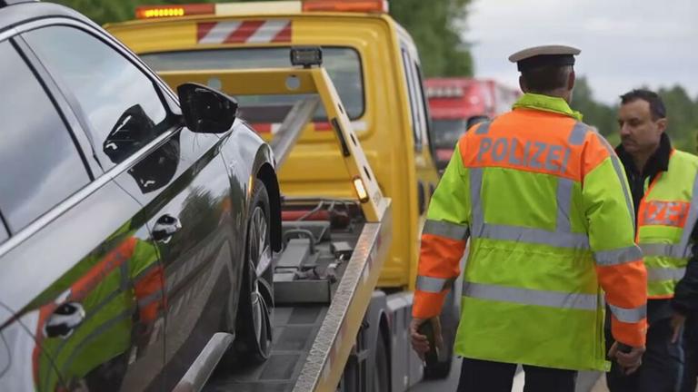 Festnahme nach Verfolgungsjagd auf der A6