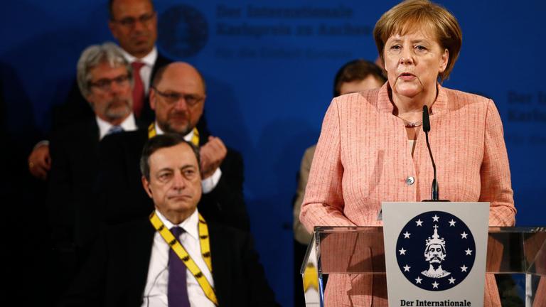 Karlspreis in Aachen - Angela Merkel