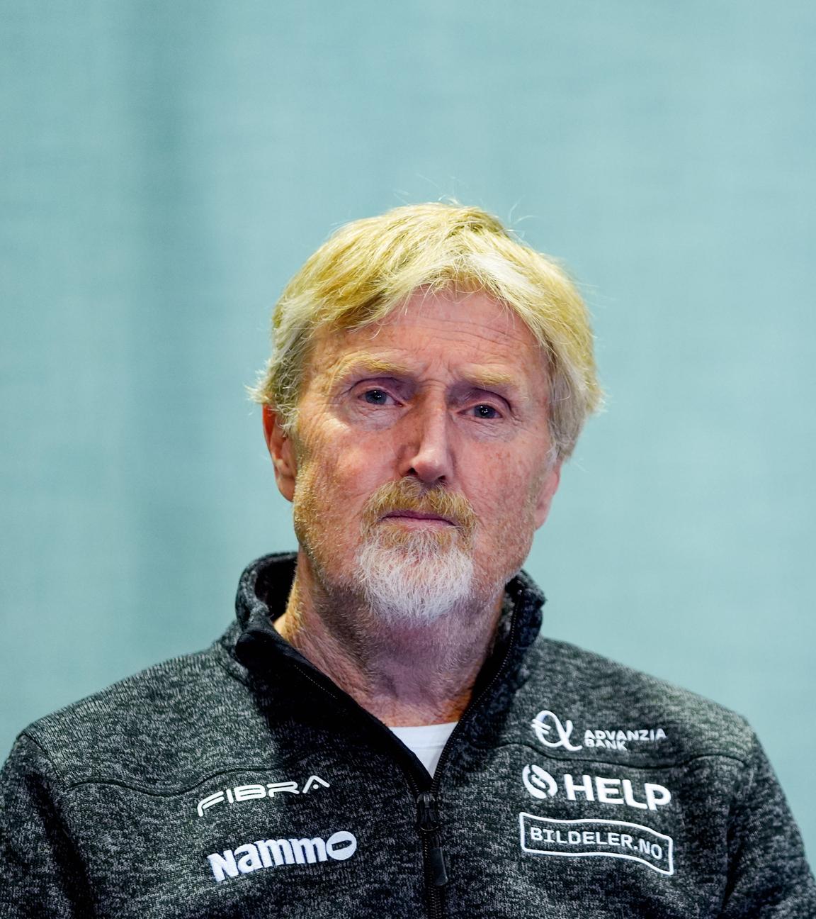 Jan-Erik Aalbu während einer Pressekonferenz