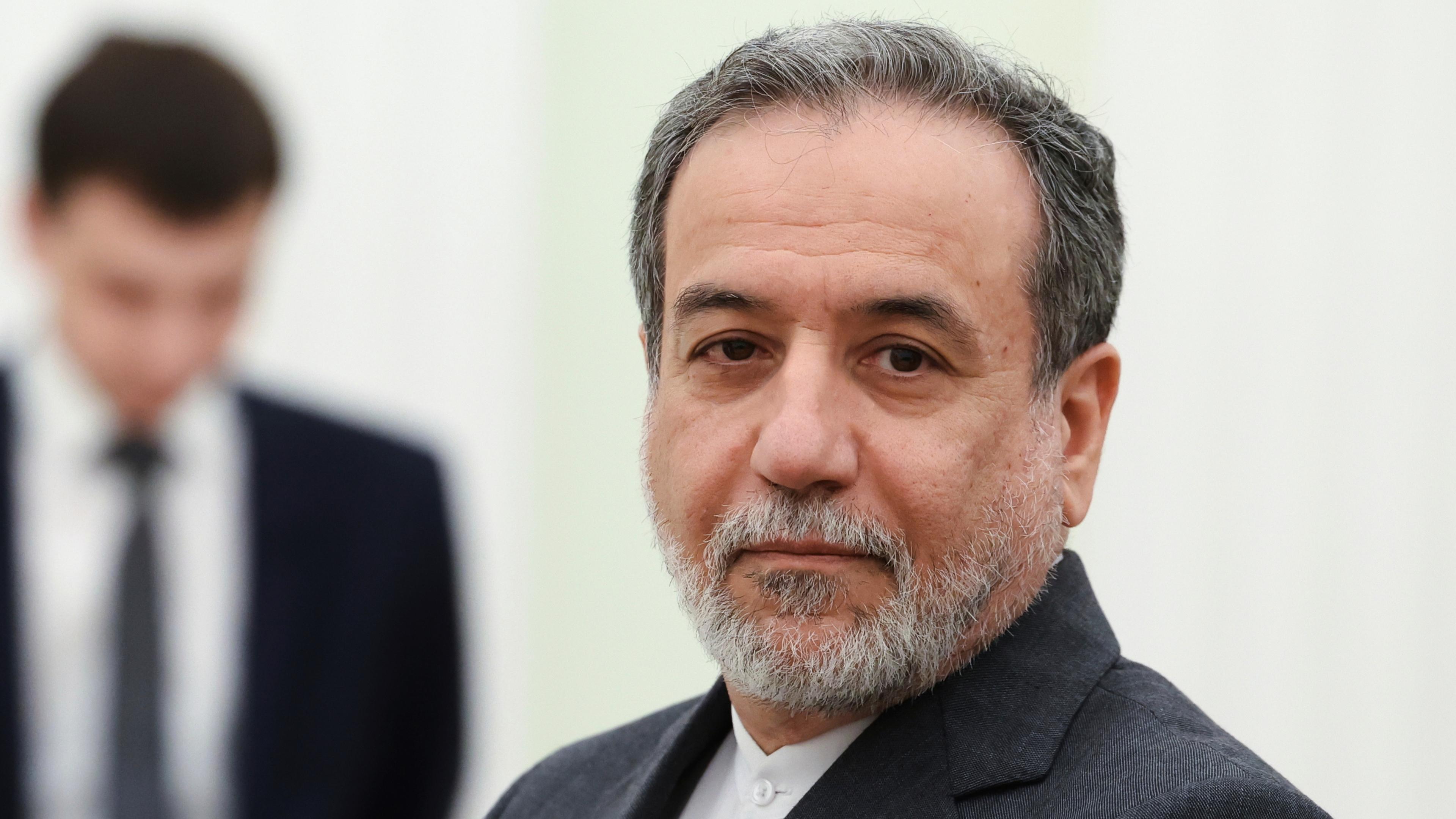 Iranische Außenminister Abbas Araghtschi