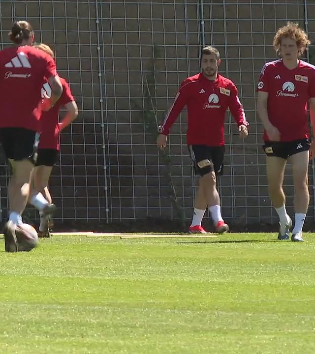 Union Berlin beim Training