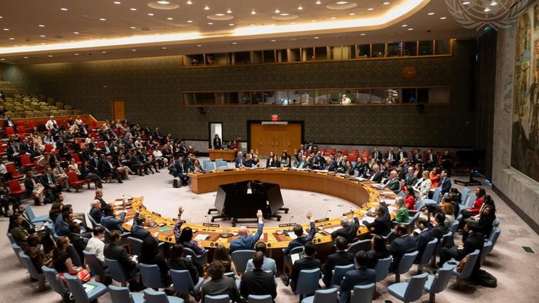 Eine Sitzung des UN-Sicherheitsrats in New York