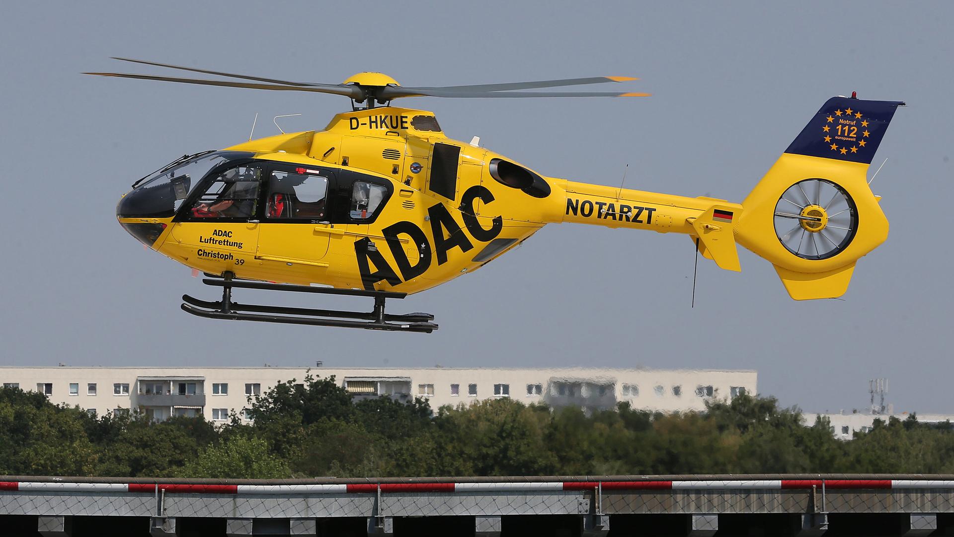 Rettungshubschrauber des ADAC