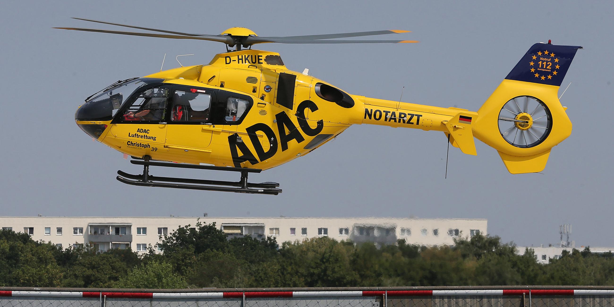 Rettungshubschrauber des ADAC