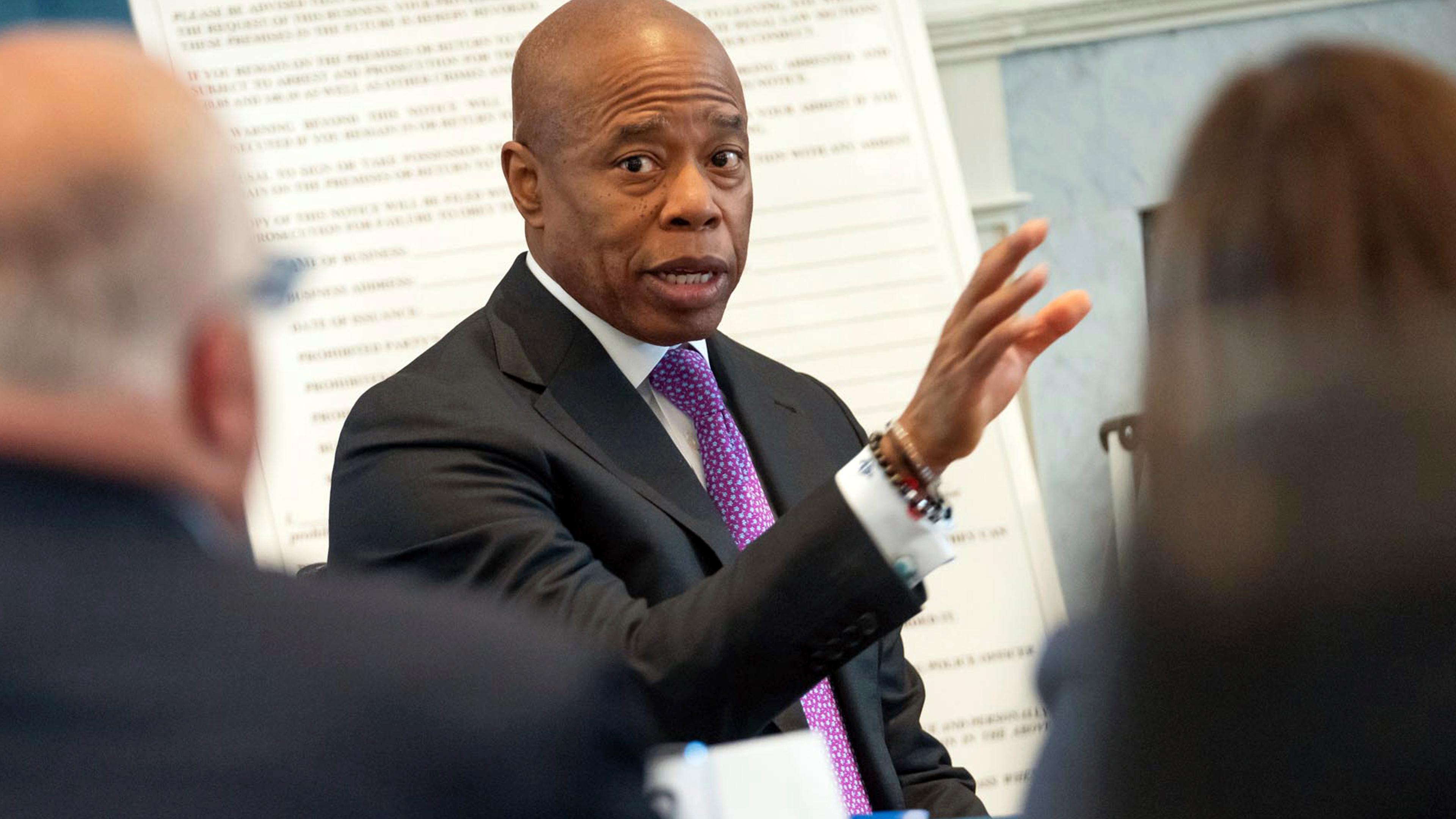  Eric Adams, New Yorker Bürgermeister