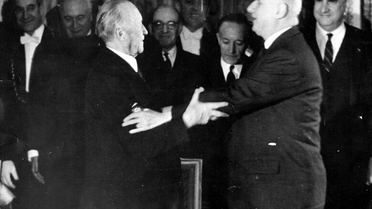 Unterzeichnung des Élysée-Vertrags - 1963