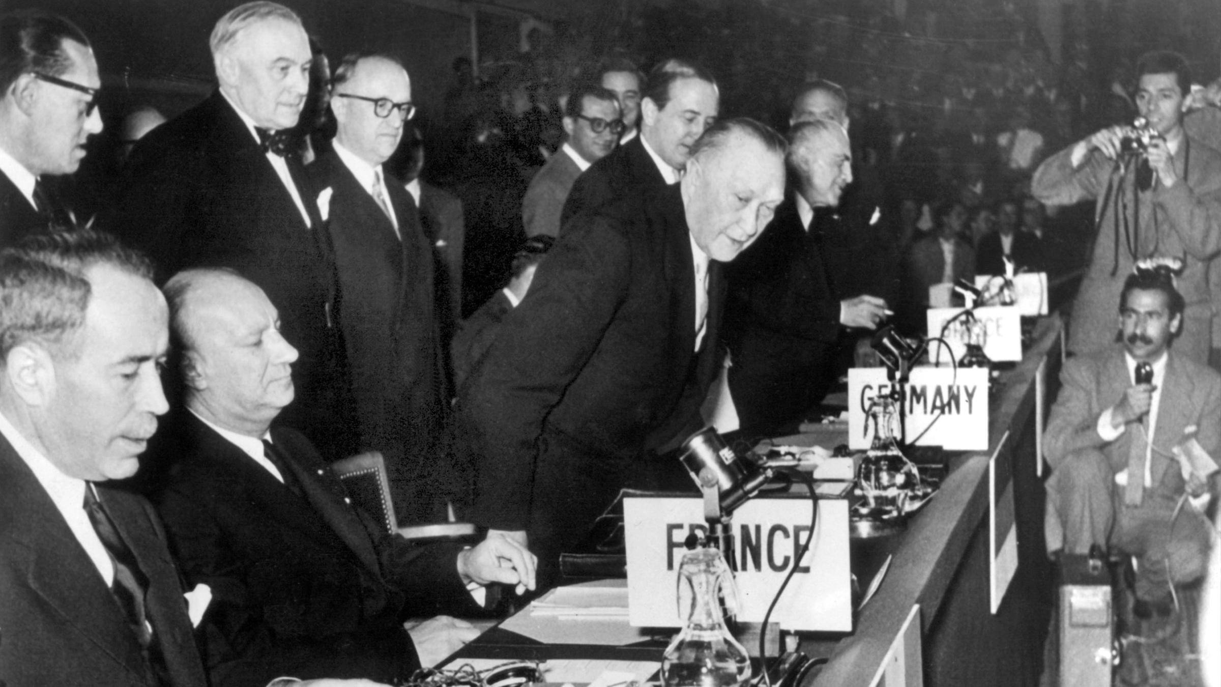 Nato-Beitritt der Bundesrepublik Deutschland - 1955