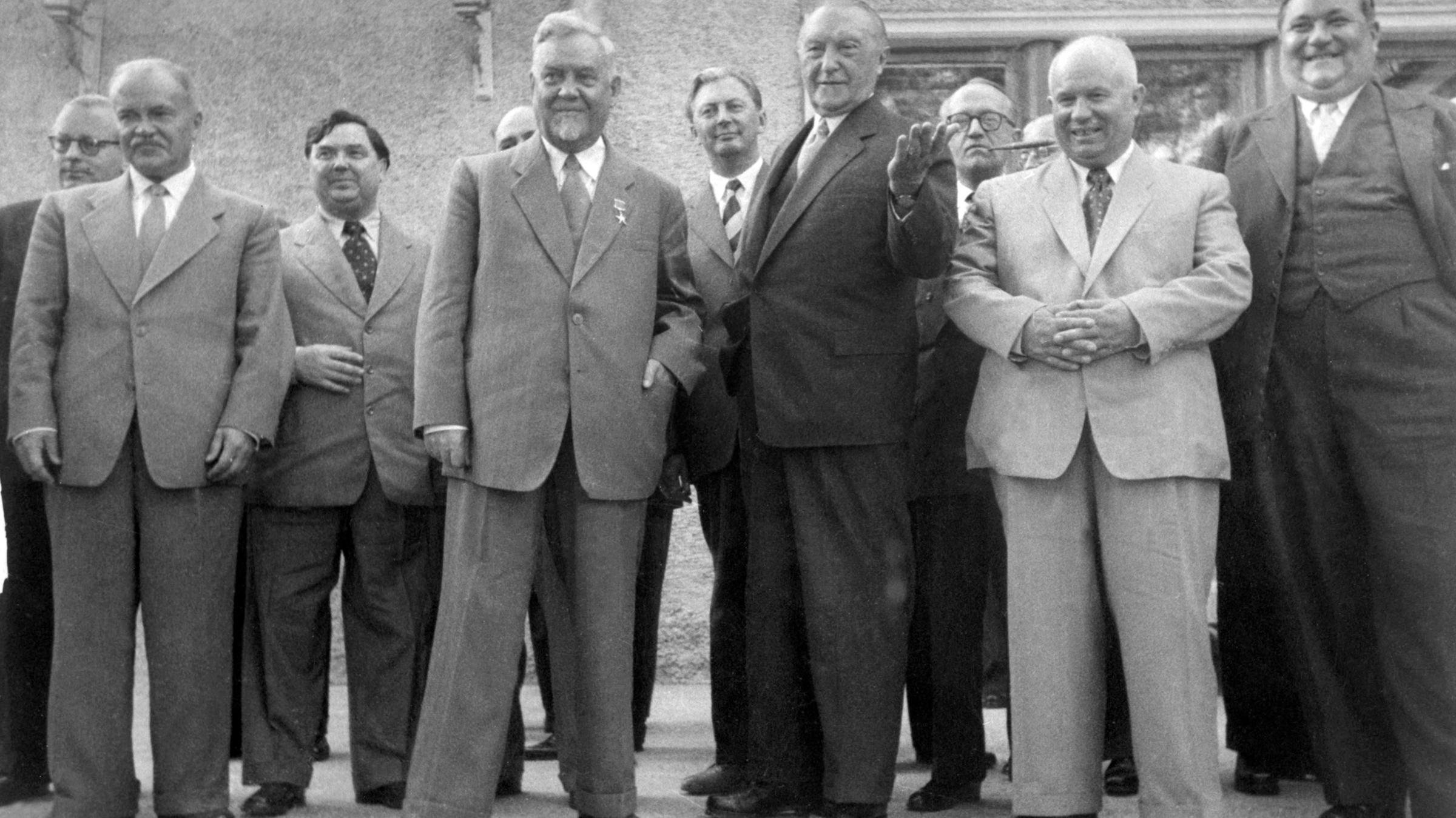 Historischer Staatsbesuch in Moskau - 1955