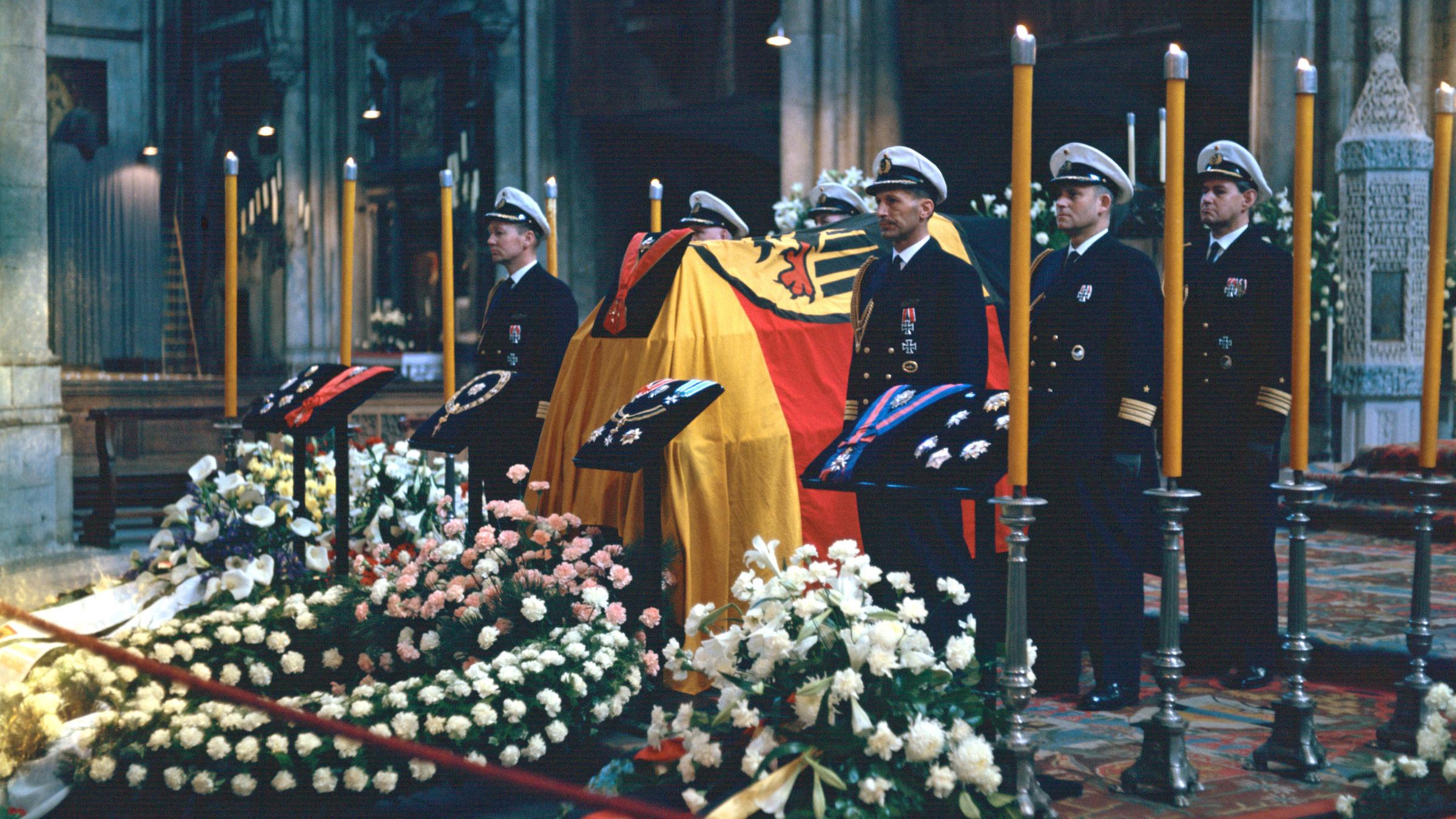 Trauerfeier für Konrad Adenauer - 1967