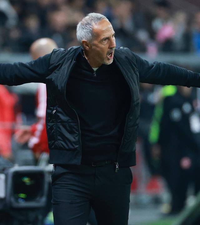 Eintracht-Trainer Adi Hütter will die Adlerträger zu einem Kader schmieden, der auch international gefürchtet wird.