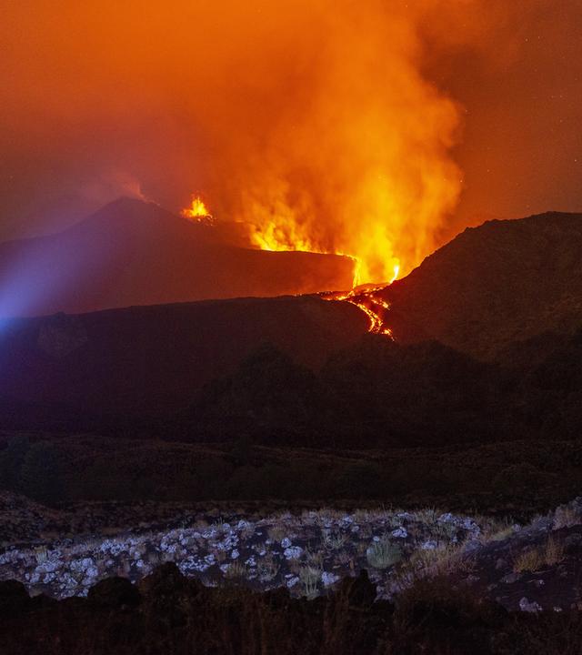 Eruptionen am Ätna 
