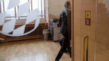 Landtags-Abgeordnete der Afd verlassen während der Rede von Charlotte Knobloch den Bayerischen Landtag am 23.01.2019