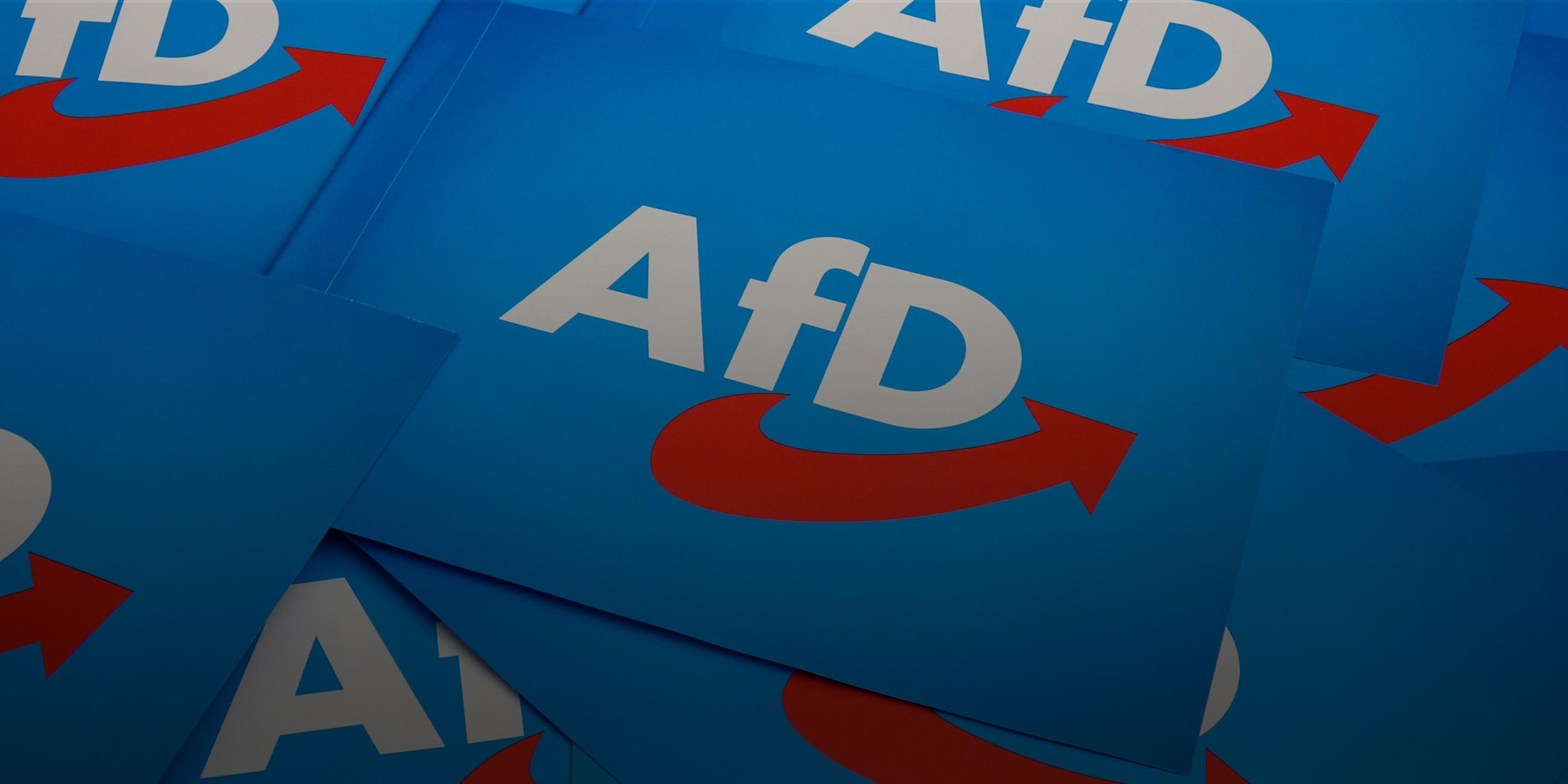 Flaggen der AfD