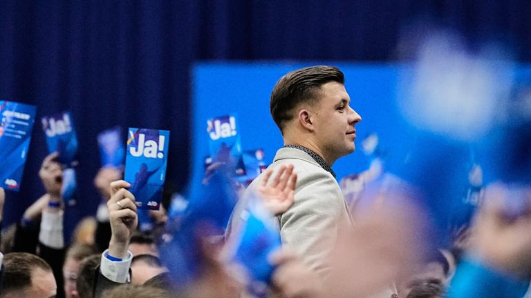Jean-Pascal Hohm auf dem AfD-Gründungskongress