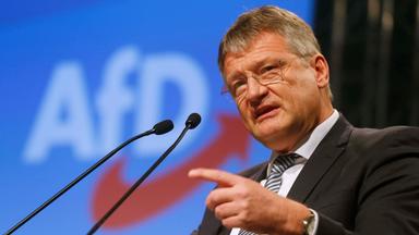 meuthen speaks during the anti-immigration party alternative for germany (afd) congress in hanover