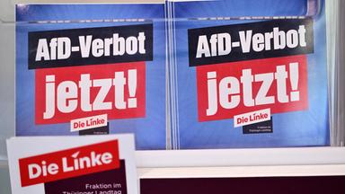Anhörung zu einem Parteiverbotsverfahren gegen die AfD