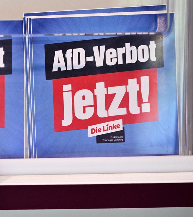 Anhörung zu einem Parteiverbotsverfahren gegen die AfD