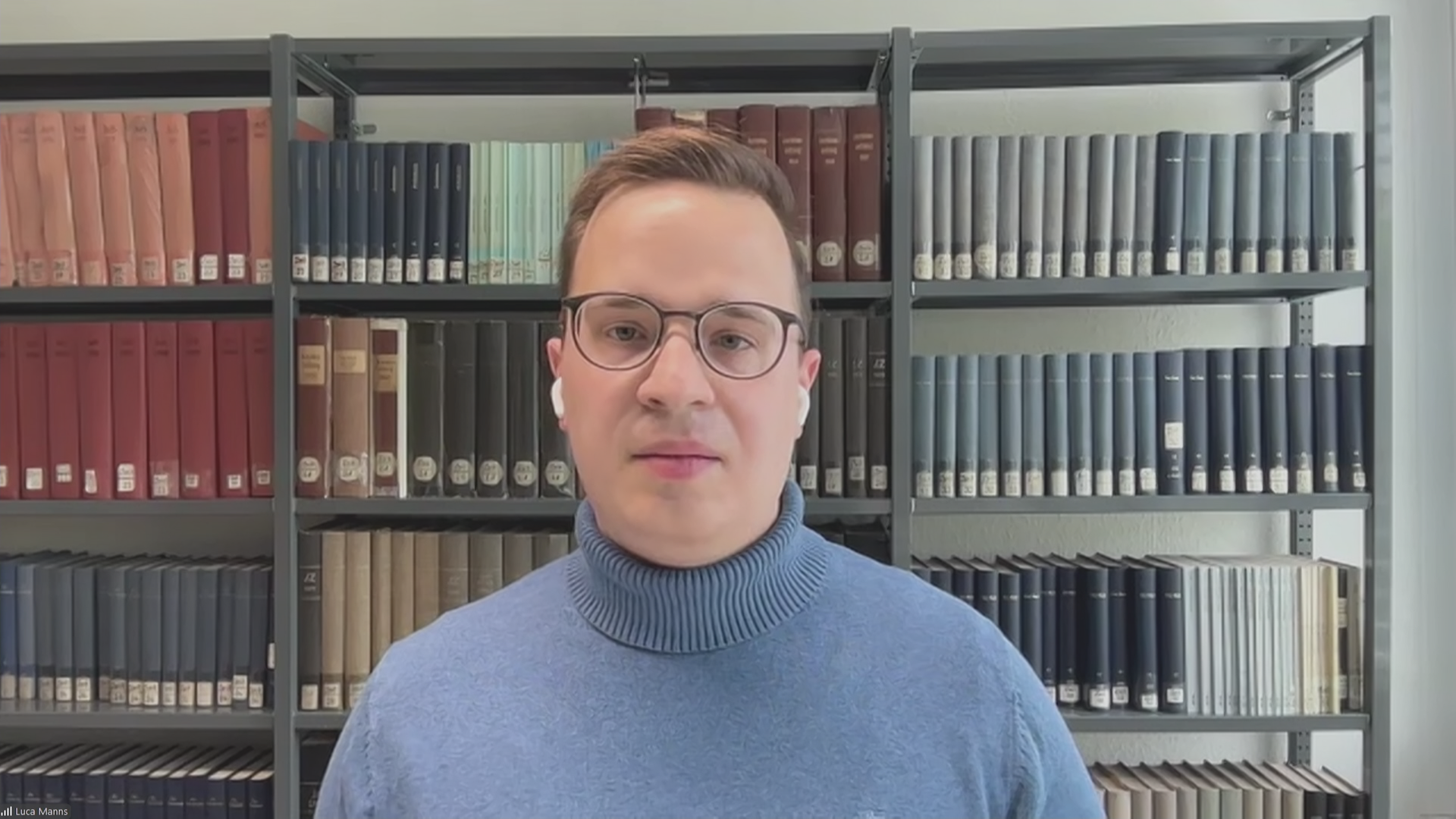 Jurist Luca Manns von Universität Köln bei ZDFheute live.