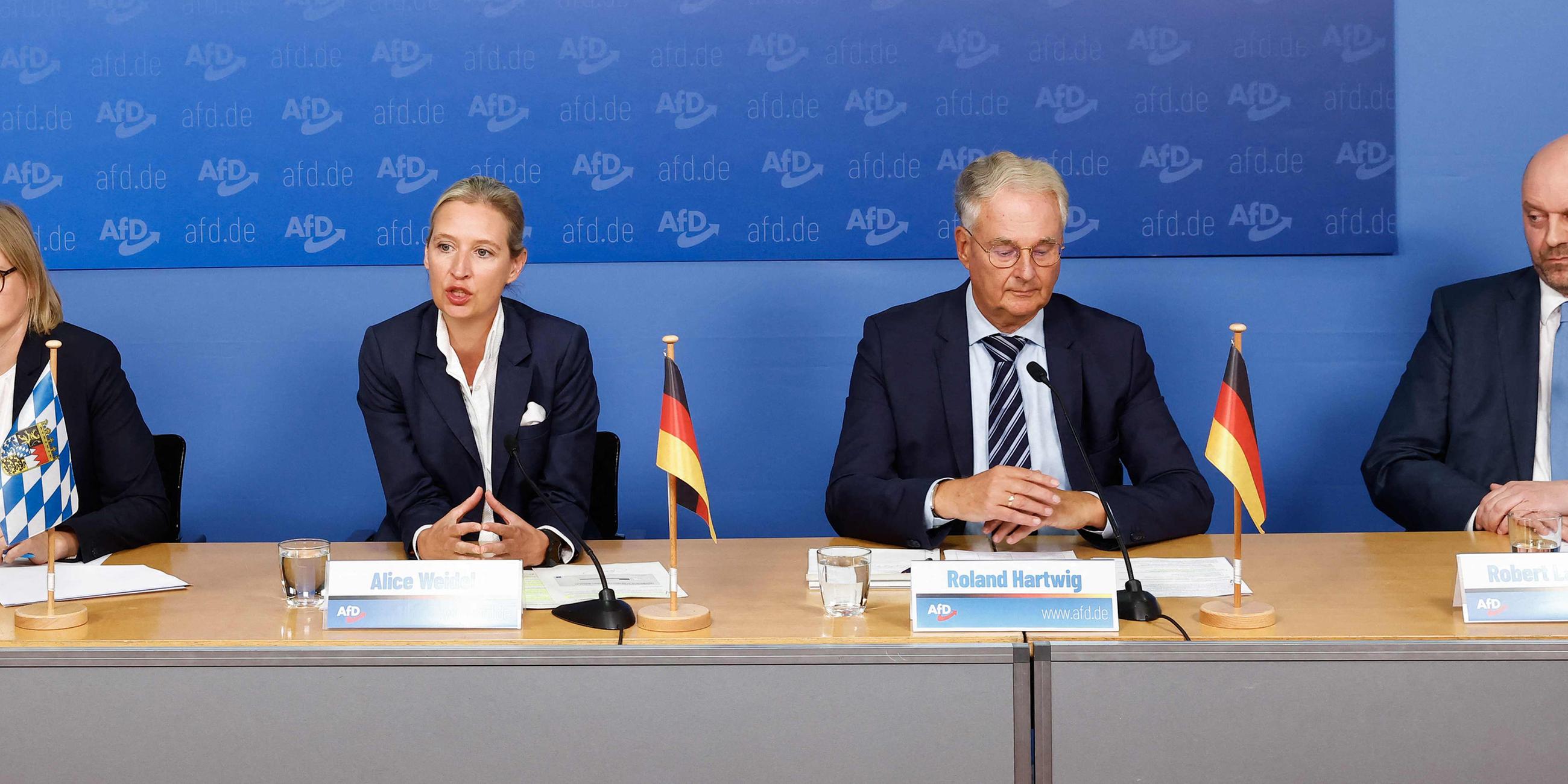 Alice Weidel und Roland Hartwig