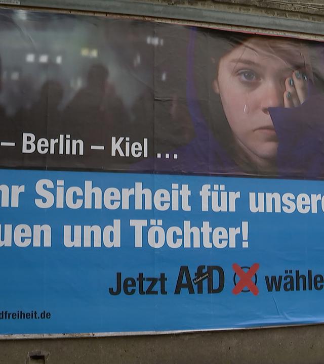 Werbeplakat der AfD