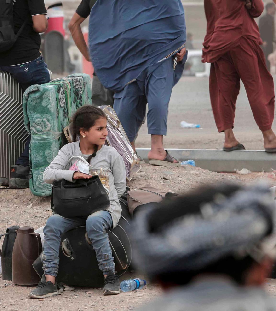 Afghanische Flüchtlinge in einem Camp in der Nähe von Islam Qala, Afghanistan am 11. Juli 2025.