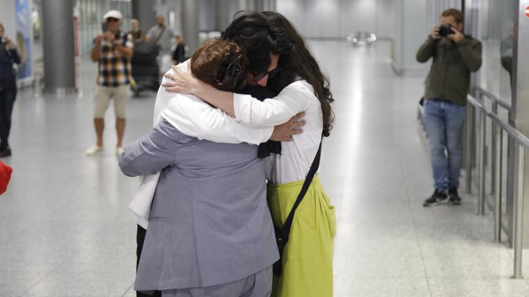 Ankunft eines Charterfluges aus Afghanistan in Hannover