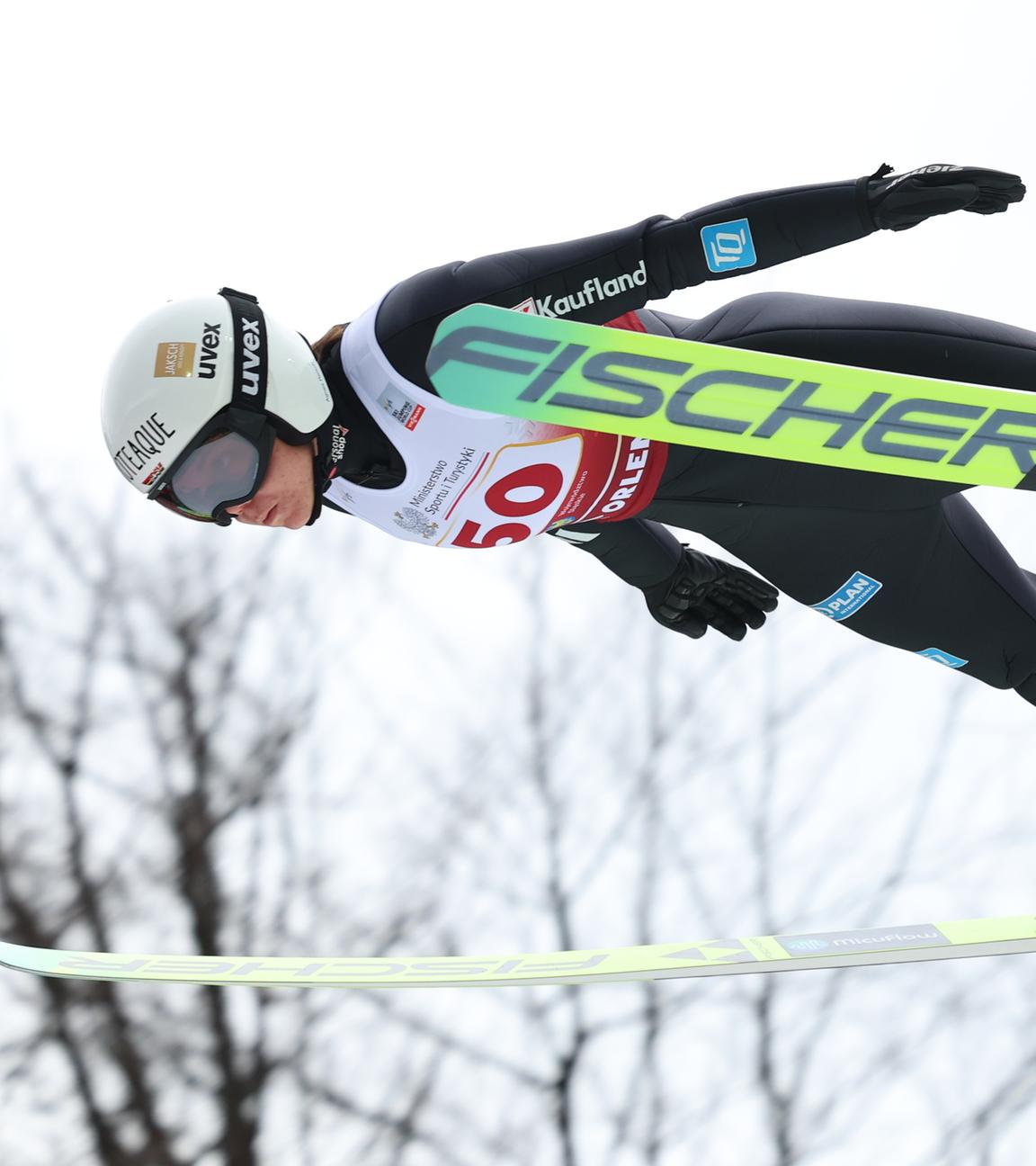 Agnes Reisch (Deutschland) ist in Aktion. 