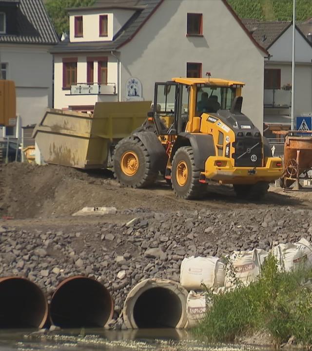 Baustelle im Ahrtal