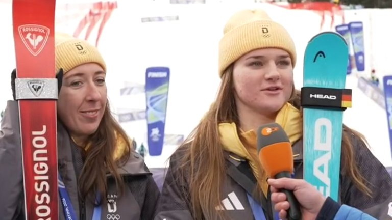 Emma Aicher und Kira Weidel-Winkelmann im Interview am 10.02.2026